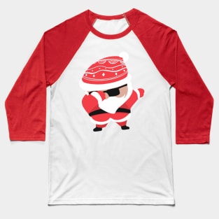 Dabbing Santa Christmas 2022 Baseball T-Shirt